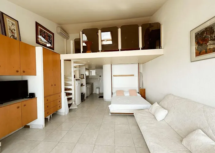 Mezzanine Climatise, Plage, 4 Pers. - Fr-1-868-32 شقة *